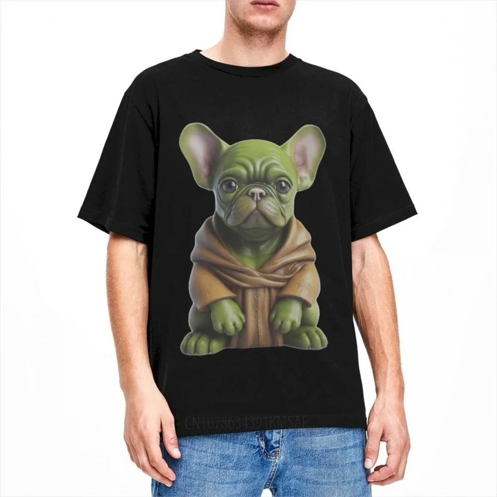 Parody Frenchie French Bulldog Men Women T Shirt Cute Puppy Dog Accessories Awesome Tee Shirt T-Shirt Pure Cotton Clothes