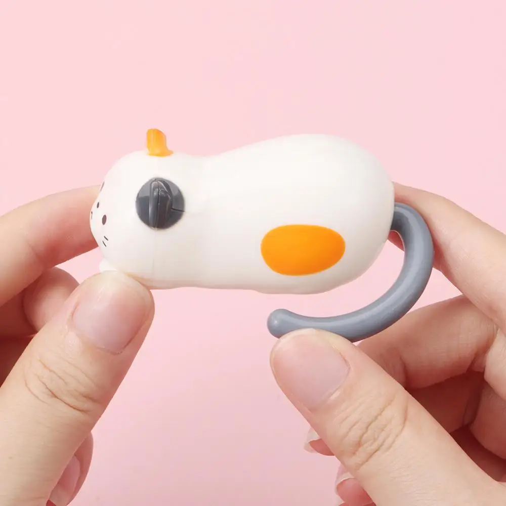 Novo bonito rolamento gato brinquedo alívio do estresse plástico relógio gatinho brinquedo móvel fidget brinquedo móvel ornamentos casa