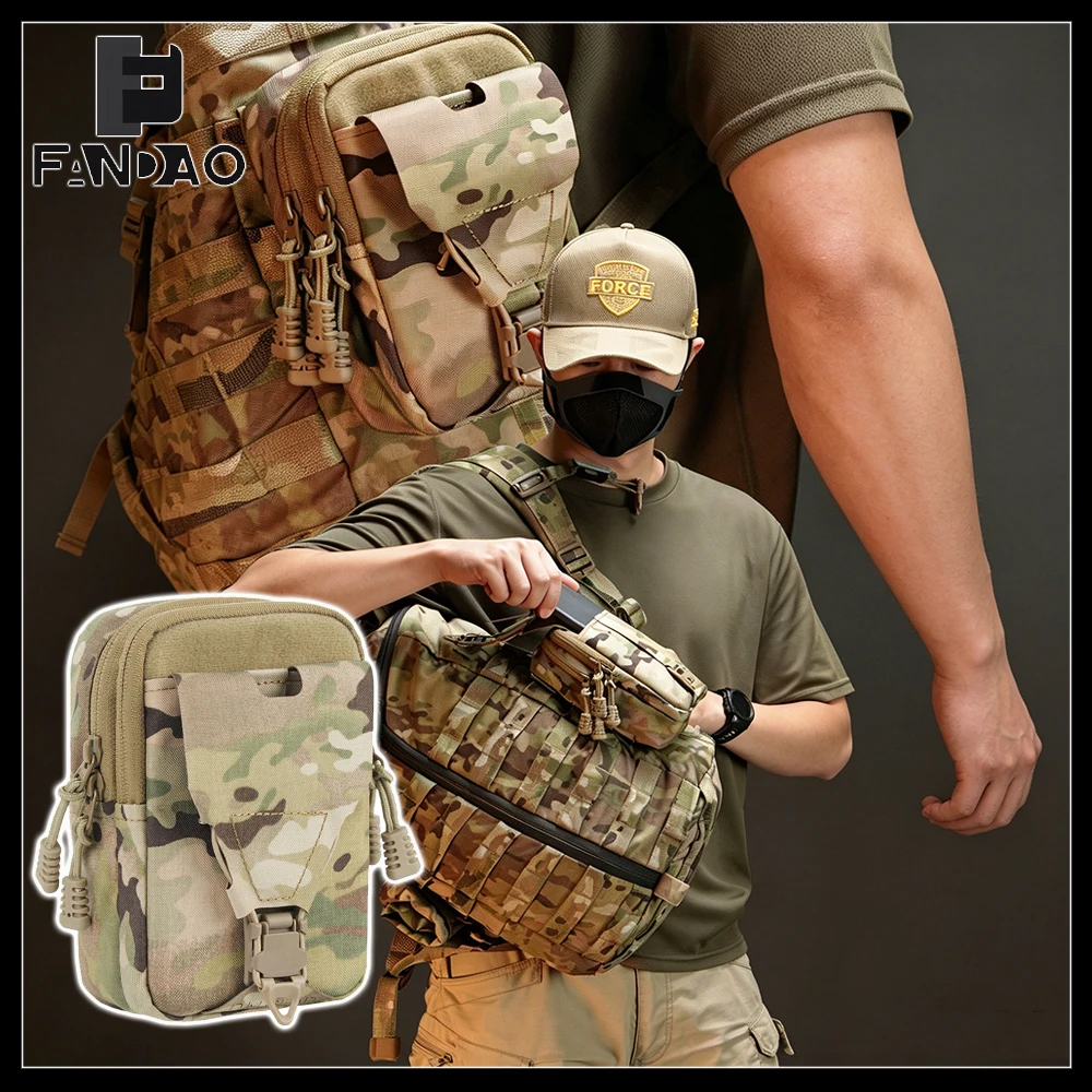 

Тактическая поясная сумка Molle, многофункциональная сумка-подсумок для мужчин, для хранения инструментов, для страйкбола, охоты, кемпинга, тактических видов спорта