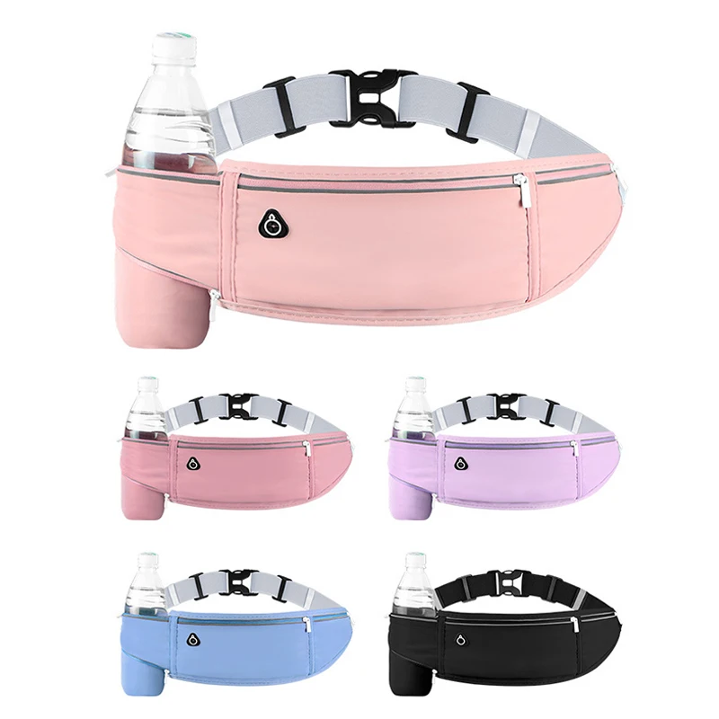 Sports Waist Pack Women Men Running Belt Waist Bag Waterproof Waist Bag Wallet Men Pouch Belt Portable Phone Holder Gym