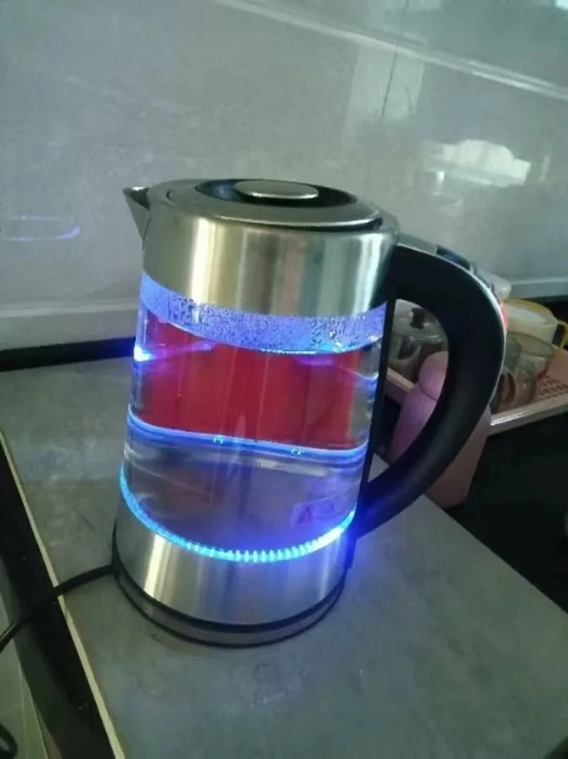 Glass electric kettle High borosilicate glass Household multi-stage thermal insulation quick boiling water electric kettle
