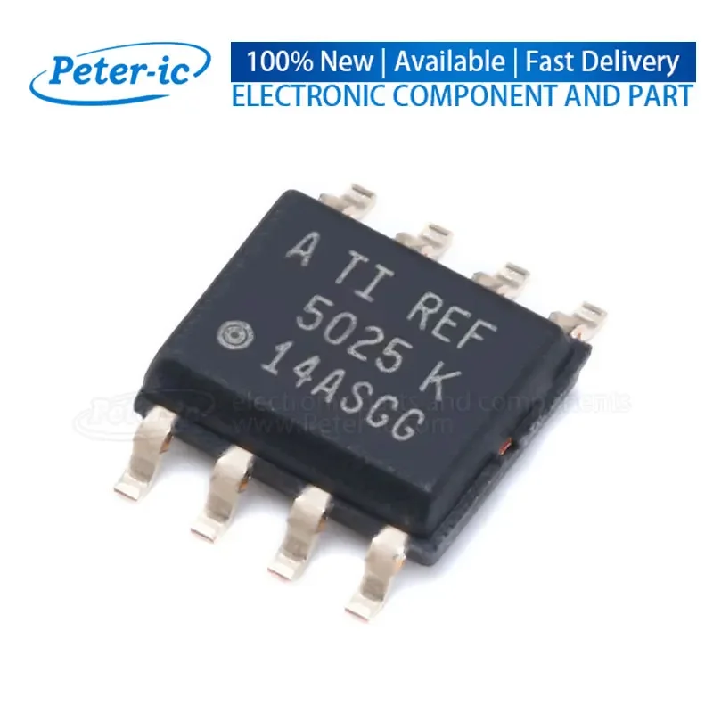 (2pcs) REF5025AIDR REF 5025 AI SOIC-8 Fixed Voltage Reference SOP8 Available Voltage reference Electronic Component Peter-ic