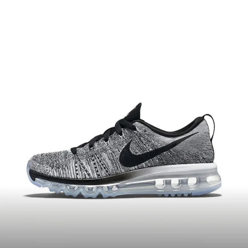

Nike Air Max Flyknit для мужчин и женщин, на воздушной подушке, амортизация, легкие, дышащие, тканые, кроссовки