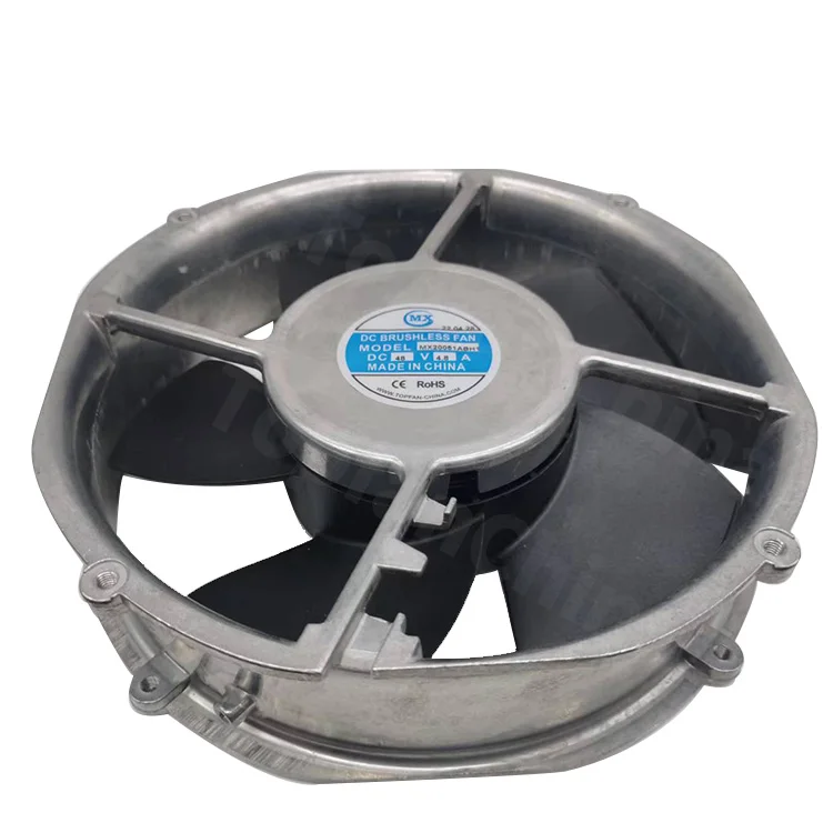 Ventiladores de ventilação 8500rpm Refrigeração 78,7 polegadas 200mm 200x51mm Ventilador de exaustão industrial grande redondo 24V