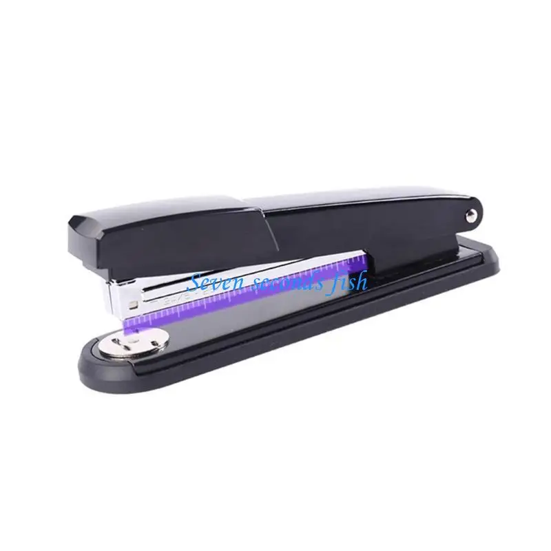 L74B Plastic Stapler 25 Sheets Effortless Stapler Desktop Stapler Decorative Stapler Office Home Stapler Portable Stapler