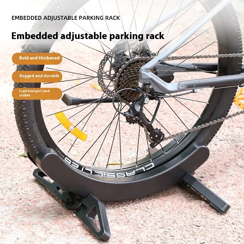 Home Road and Mountain Bike Adjustable Steel Bicycle Parking Rack Display Stand