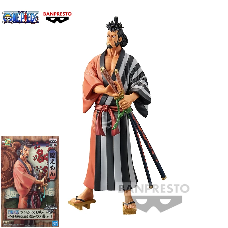 

Genuine in Stock Bandai Anime One Piece Kinemon Action Figure BANPRESTO DXF Wano Country Dolls Collectible Models Ornaments Gift