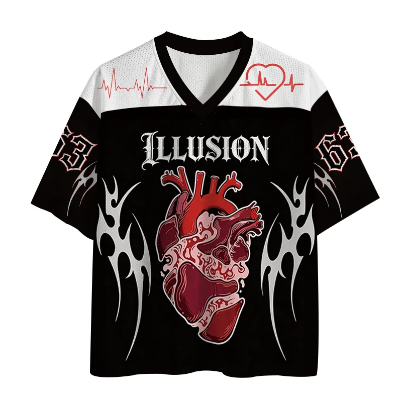 2026 Hot Selling Sports Short Sleeved Shirts, Popular V-neck Short Sleeved T-shirts, Sports High-end Design Mesh Knitted Shirts