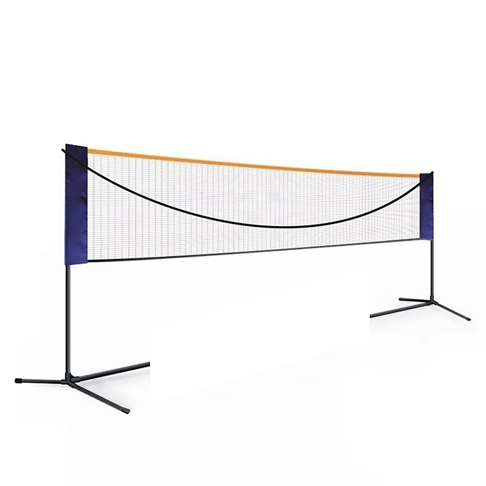 20ft Folding Badminton Net Set, Portable Tennis Net Pickleball Height Adjustable Standard Badminton Net Set Volleyball Nets