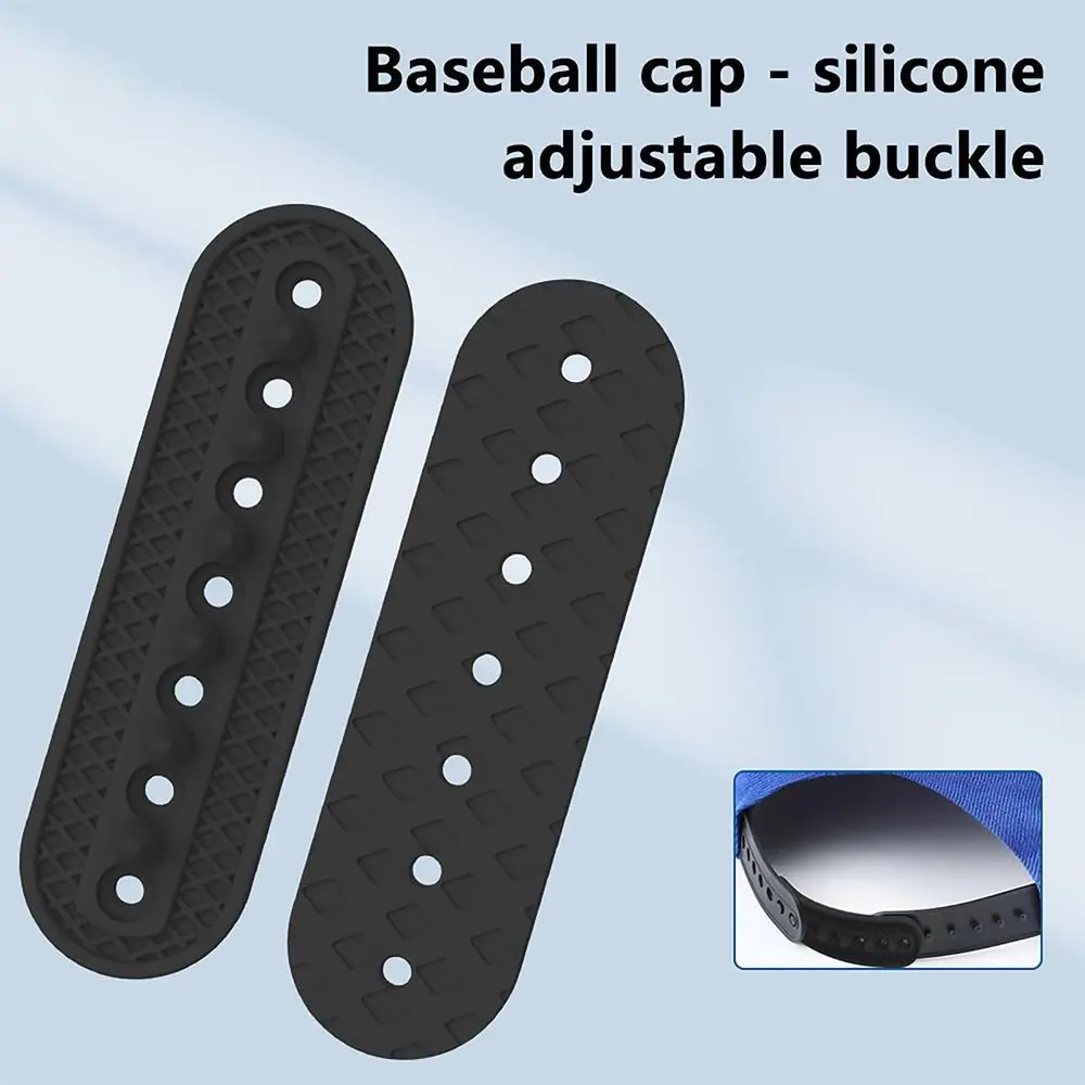 2Pcs Removable Hat Adjuster Buckle Cap Accessories Durable Baseball Cap Adjustable Straps Snapbacks Extenders Hat Retainer