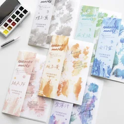 3 pcs/pack Watercolor traces Stickers Kit Transparent PVC Scrapbooking Materials DIY Junk Journal Aesthetics Sticker Stationary