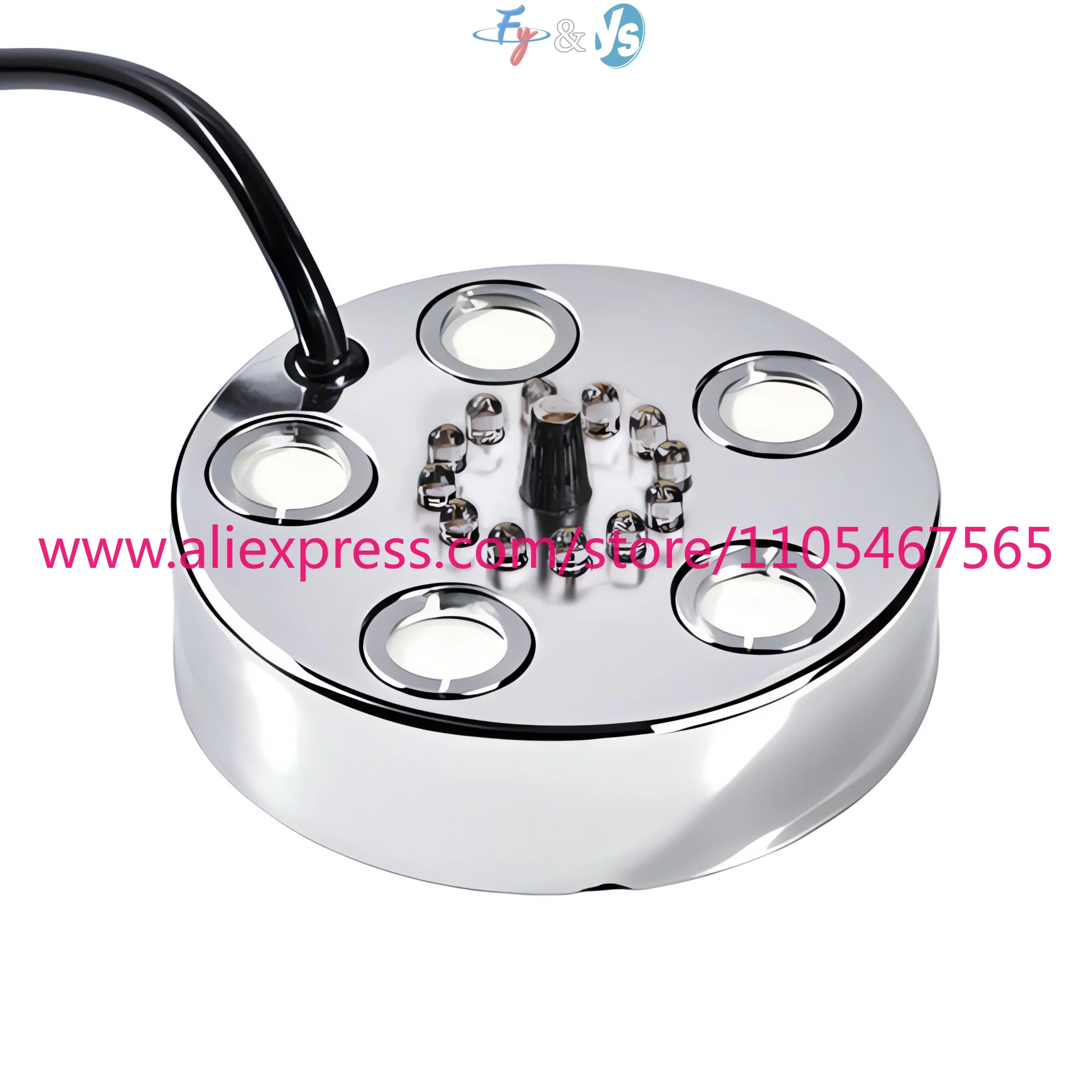 Halloween party mist ultrasonic electric pool fountain atomizer aluminum atomizer rockery fish tank air humidifier