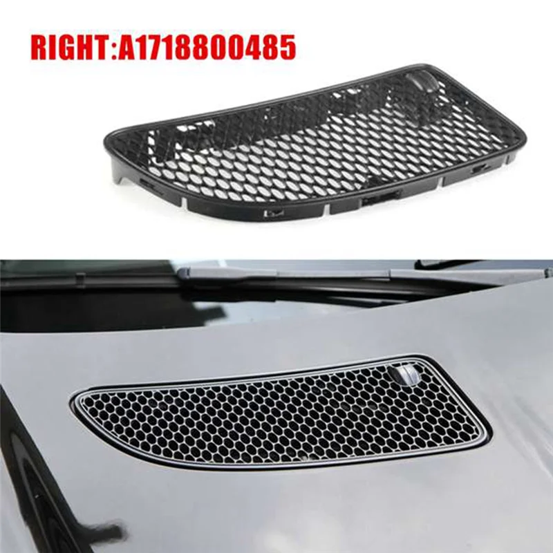 

1 Pair Hood Vent Grille For Mercedes Benz R171 SLK280 SLK300 SLK350 2005-2011 1718800485 1718800385