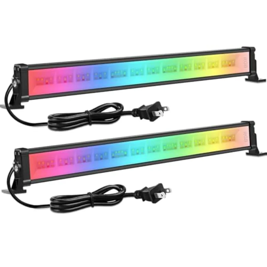 

RGB Wall Washer Lights 4W RGBCW Smart APP Waterproof LED Light Bar Dimmable Flood Lights for Church Wedding Birthday Party Stag