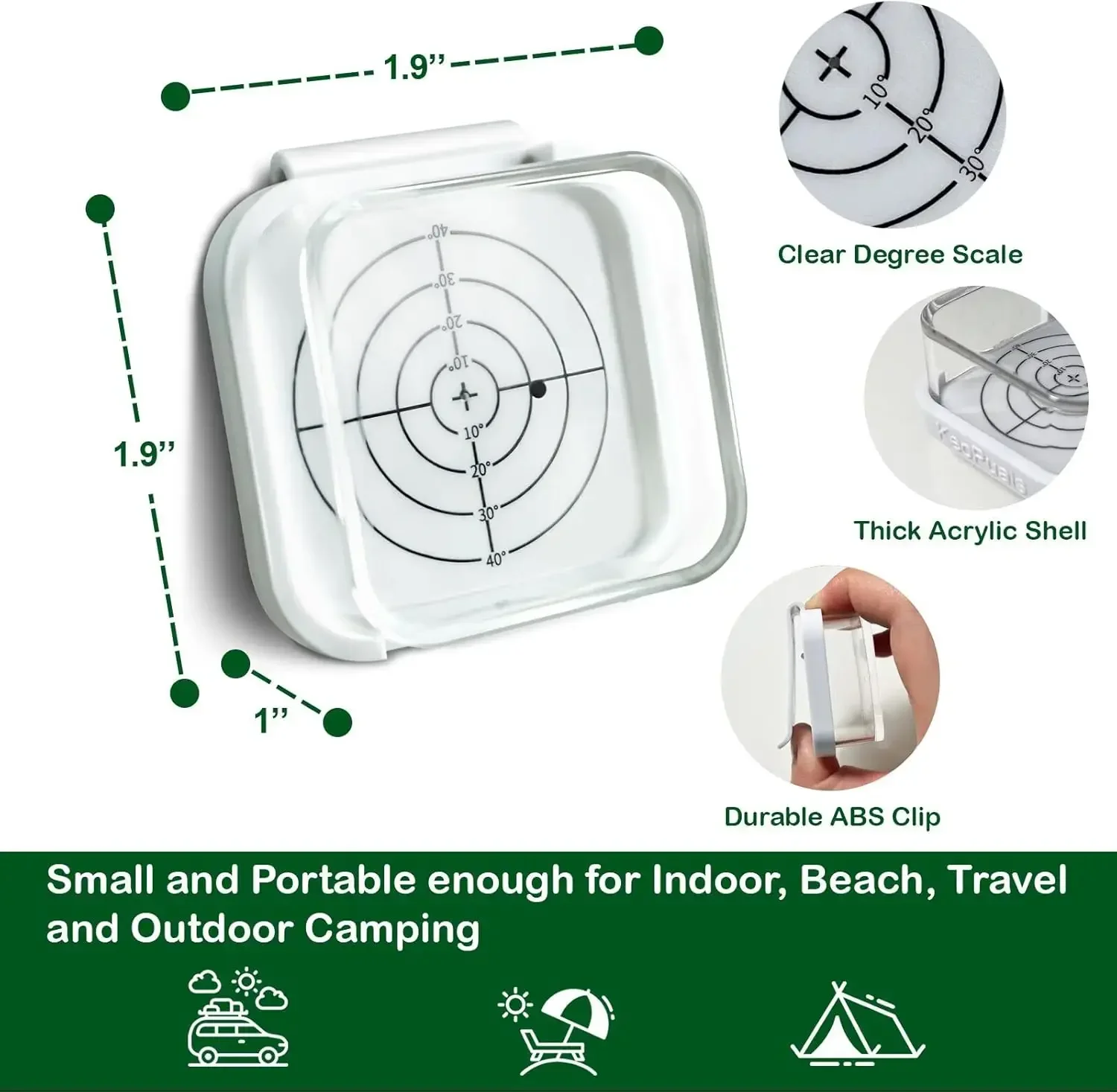 Sun Angle Guide for Solar Panel - SOECOPO Solar Panel Accessories Find The Optimal Angle for Portable Panels Tools