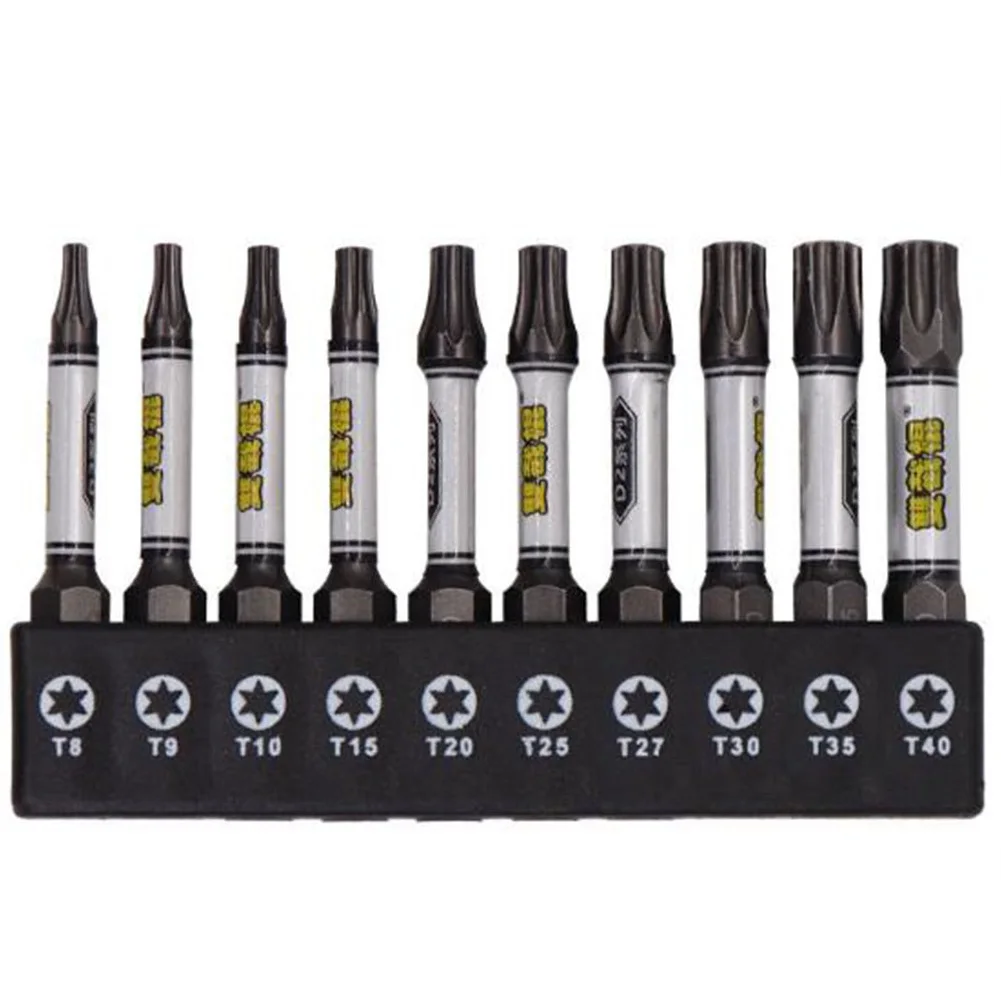 10PCs No-slip PZ1/PZ2/PZ3 Screwdriver Bit Sets For Drill Magnet Alloy Steel Screwdriver Electric Impact 50/25mm PH1/PH2/PH3