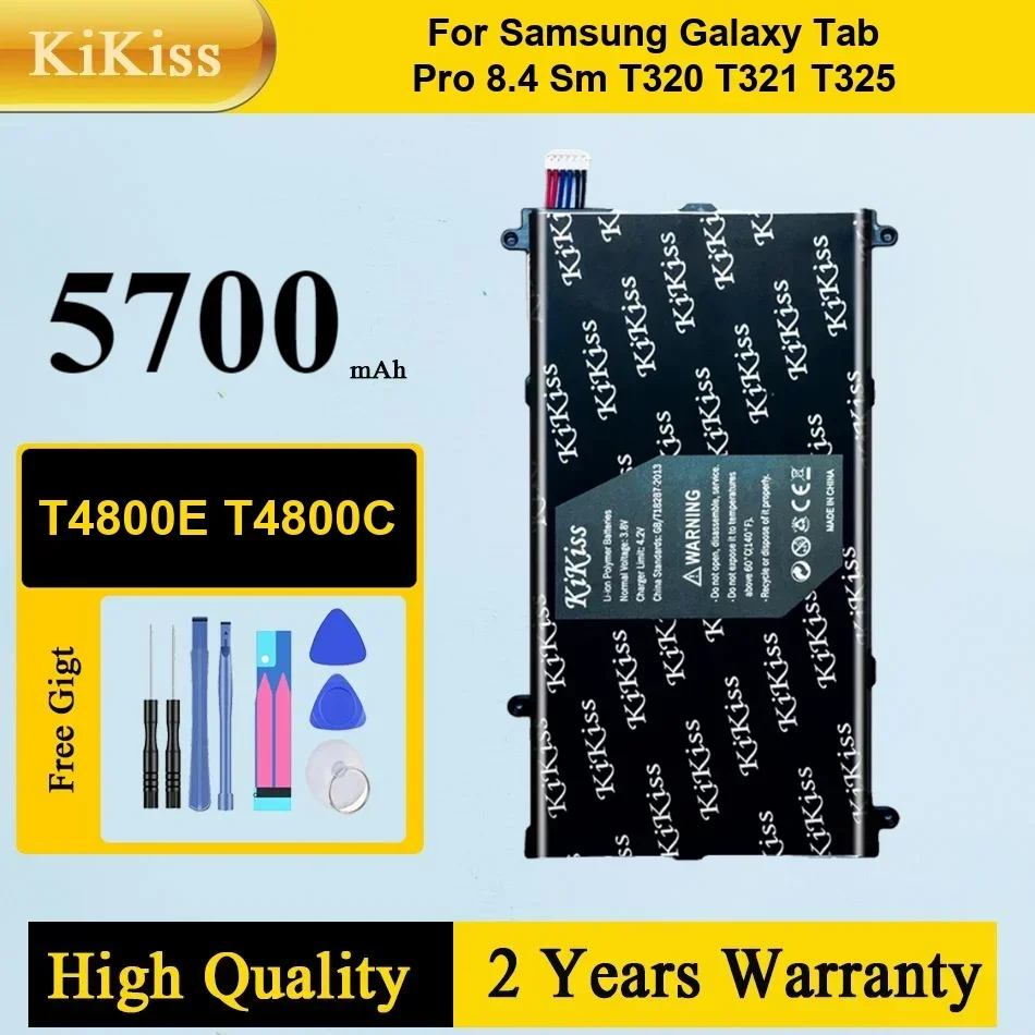 

Tablet Battery For Samsung Galaxy Tab Pro 8.4 SM-T320 T320 T321 T325 T4800E T4800C Top Quality Batteria with Tools Track Code
