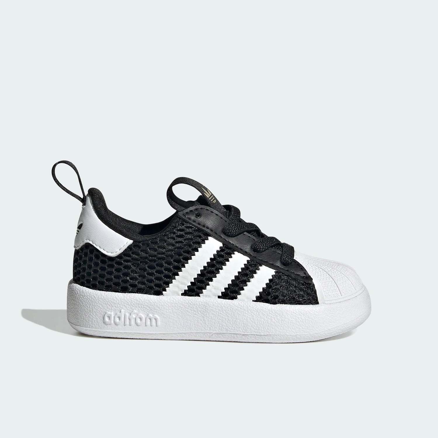 

Adidas genuine Women's Three-Leaf Clover Kids Lightweight Breathable One-Piece Pull-On Sports Shoes JR7414