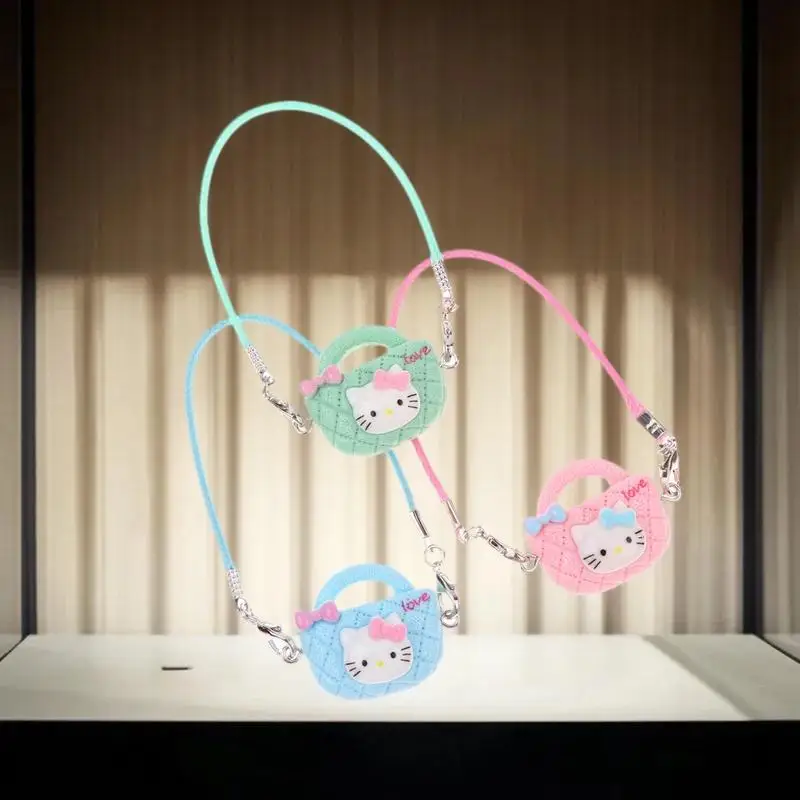 ミニチュア KT 猫 ショルダーバッグ 人形装飾 & ごっこ遊びアクセサリー ドールハウス用 5個セット