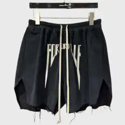 Owen Seak Men Casual Harem Short Cotton Gothic Style Men's Clothing Women Summer High Street Loose Black Short