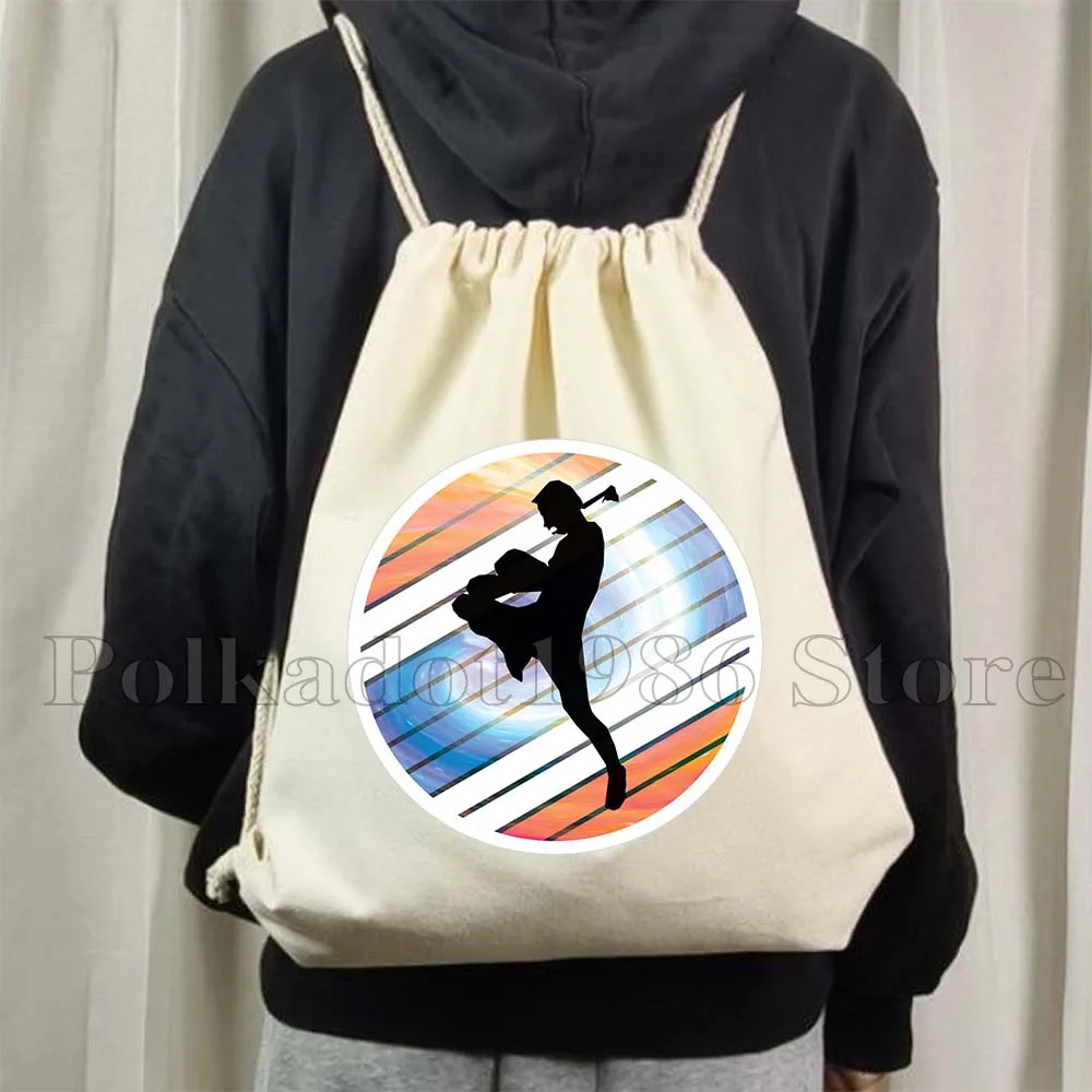 Keep Fighting Yourself Cute Strong Red Fighter Boxing Gloves Muay Thai Gifts Canvas Drawstring Bag Soccer Backpack Gym Sackpack