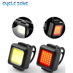 3 Lighting Modes Bicycle Rear Light Type-C Rechargeable Bike Tail Lamp MTB Road Bike LED Warning Taillight Easy to Install