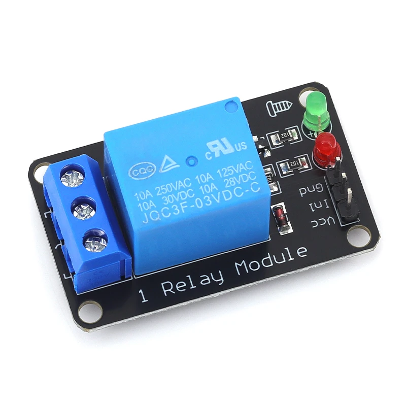 1/5/10Pcs 3V 1/2/4 Channel Relay Module Low Level Trigger with LED Indicator 8550 Transistor Driver