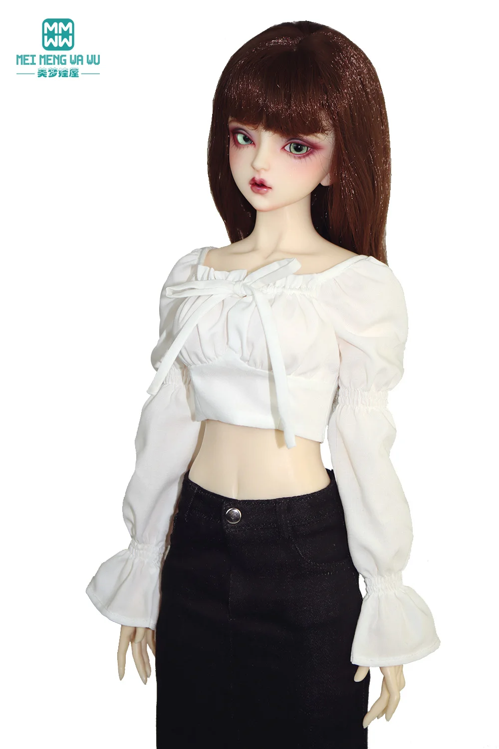 

Toy fashion puff sleeve shirt suitable for 58-60cm 1/3 DD SD BJD doll Clothes