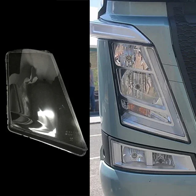 

Truck Headlamp Transparent Cover Headlight Shell Lampshade Plexiglass Replace Original Lens For Volvo FM460 FM440