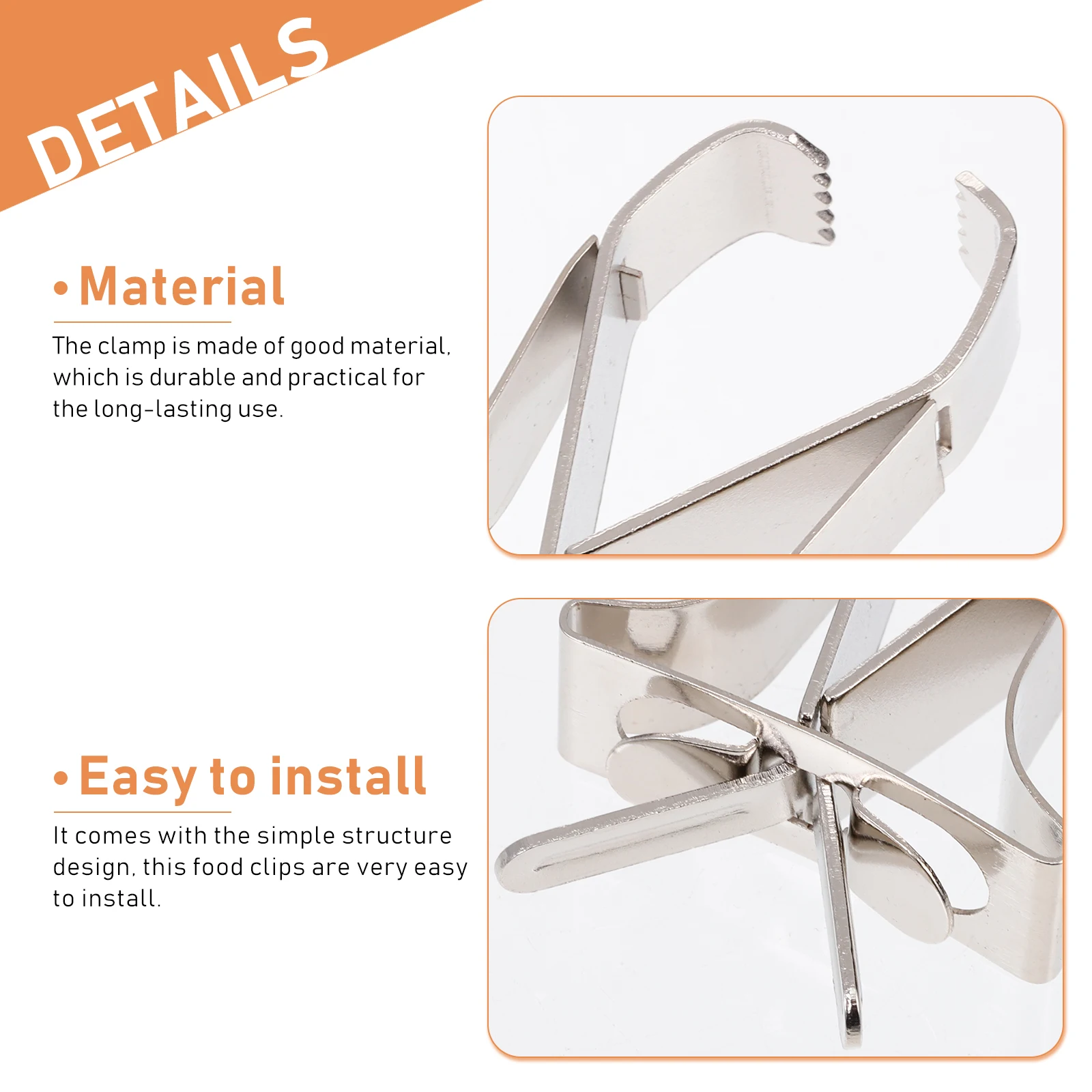 

4 Pcs Bird's Dish Clip Cage Feeder Parakeet Food Accessories Clips Fruit Feeding Tools Holder Birds