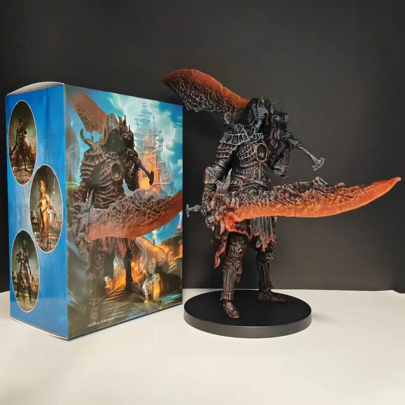 Dark Souls Ringed Knight Dual Blades Ringed City Action Figure Collectible Pvc Model Statue Desktop Ornament Gift For Game Fans - view 4