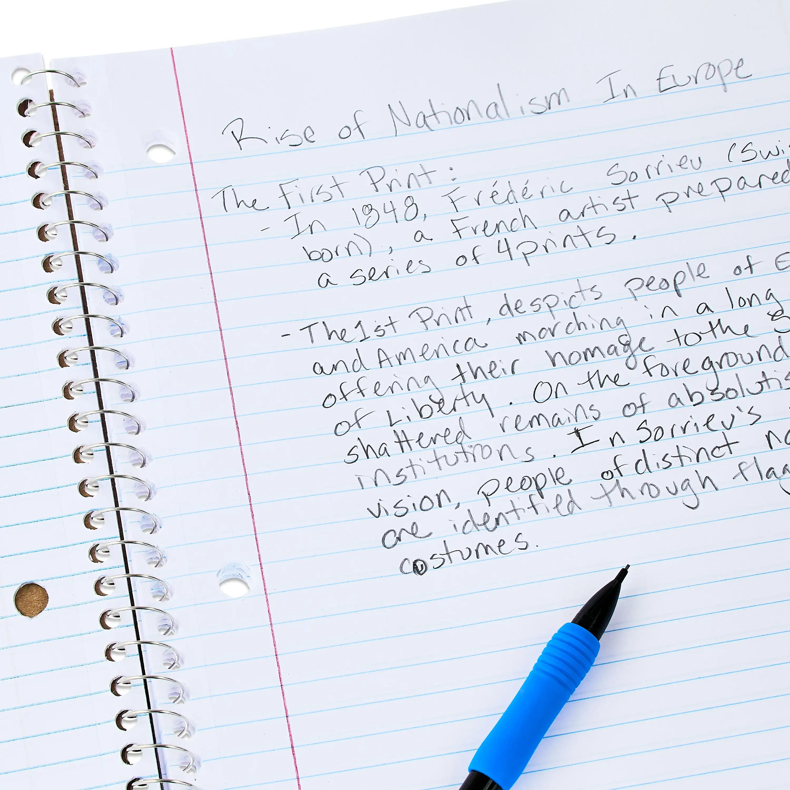 College Ruled 1-Subject Notebook, 8" x 10.5", Green, 70 Sheets