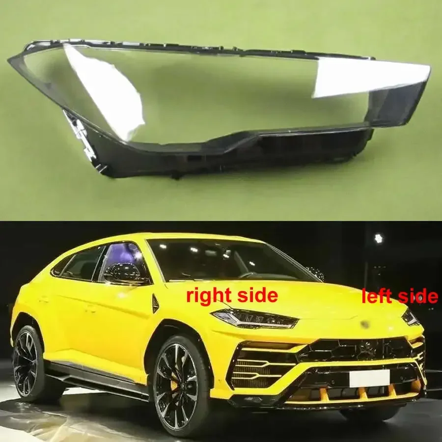 

For Lamborghini Urus 2020 2021 Car Accessories Headlight Lens Cover Headlamp Shell Lampshade Transparent Shade Mask Plexiglass