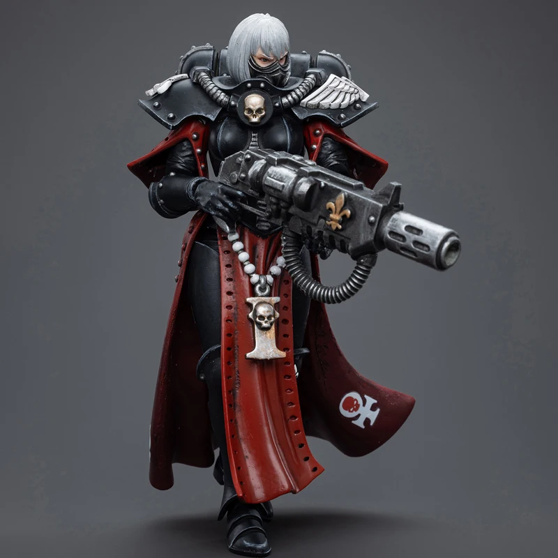 JOYTOY Warhammer 40K Adepta Sororitas 배틀 시스터 1/18 액션 피규어 Imagifier Saelon/Noyalle/Kassia/Jurel/Ludwenna 모델 완구