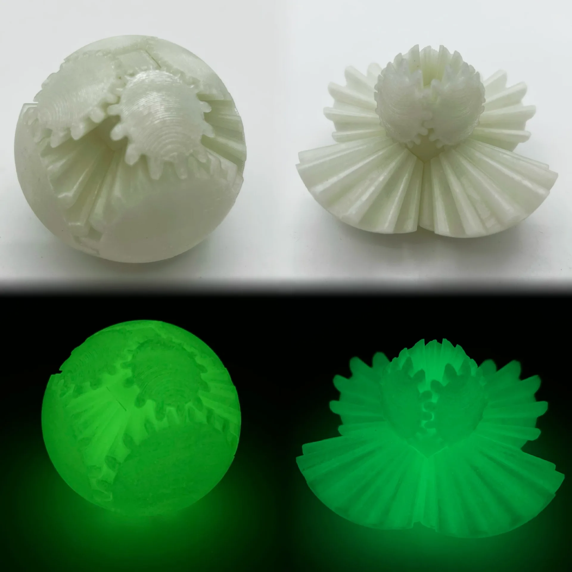 6cm New 3D Printed Three-dimensional Gear Ball Fingertip Magic Cube Toys Children Adult Palm Decompression Gear Magic Cube Toys