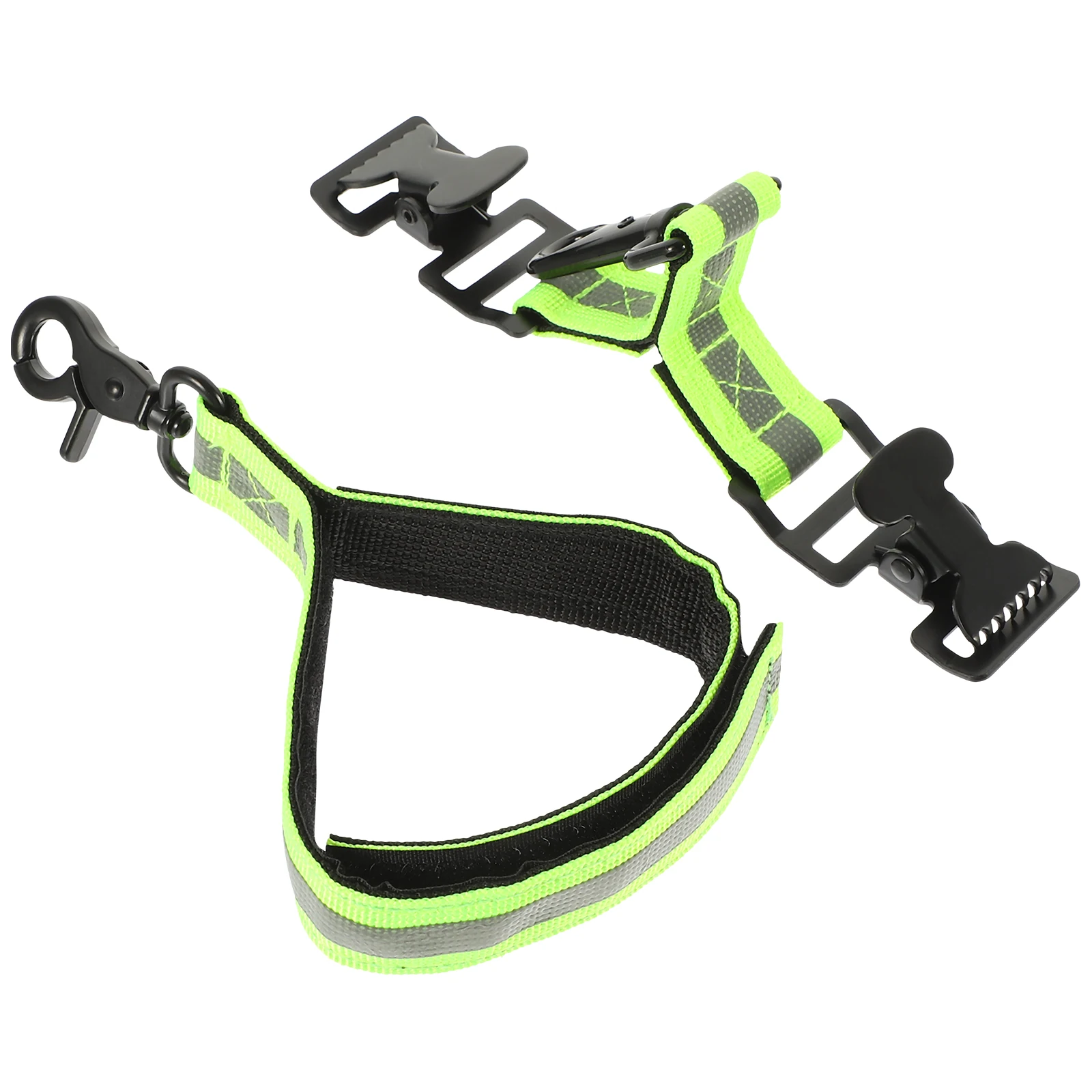 

2Pcs Firefighter Glove Straps Sturdy Materials Reflective Trim Adjustable Glove Holder for Firefighters Firefighter Tools