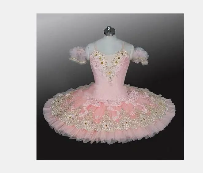 

1pcs/lot Ballet Tutus Kid Girls Ballet Tutu Ballerina Dress Women Pink Classical Pancake Tutu Dancing Costume Dress