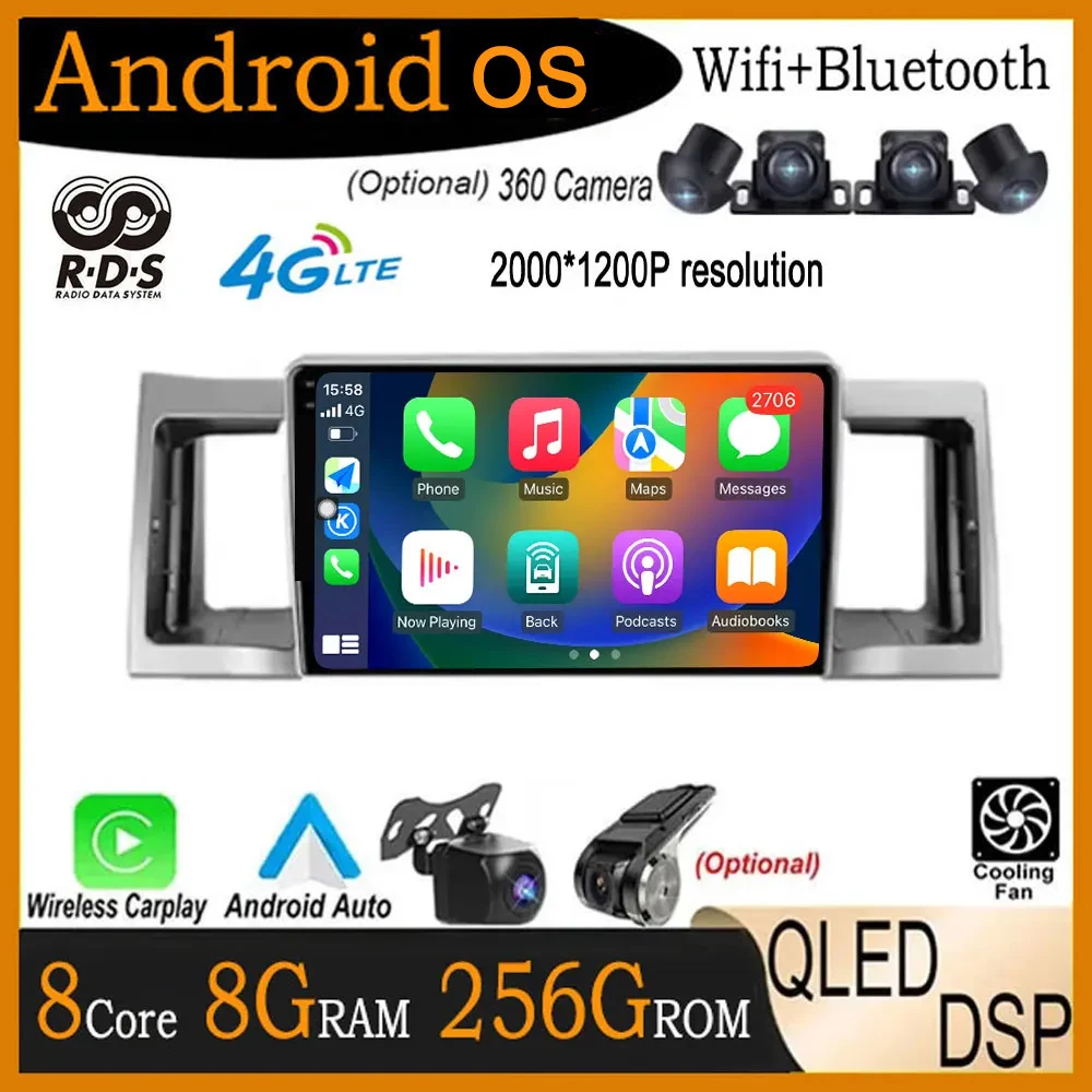 

Android 14 System IPS Screen DSP For Geely SC7 2011-2015 Car Radio Multimedia Video Player Navigation stereo GPS IPS QLED