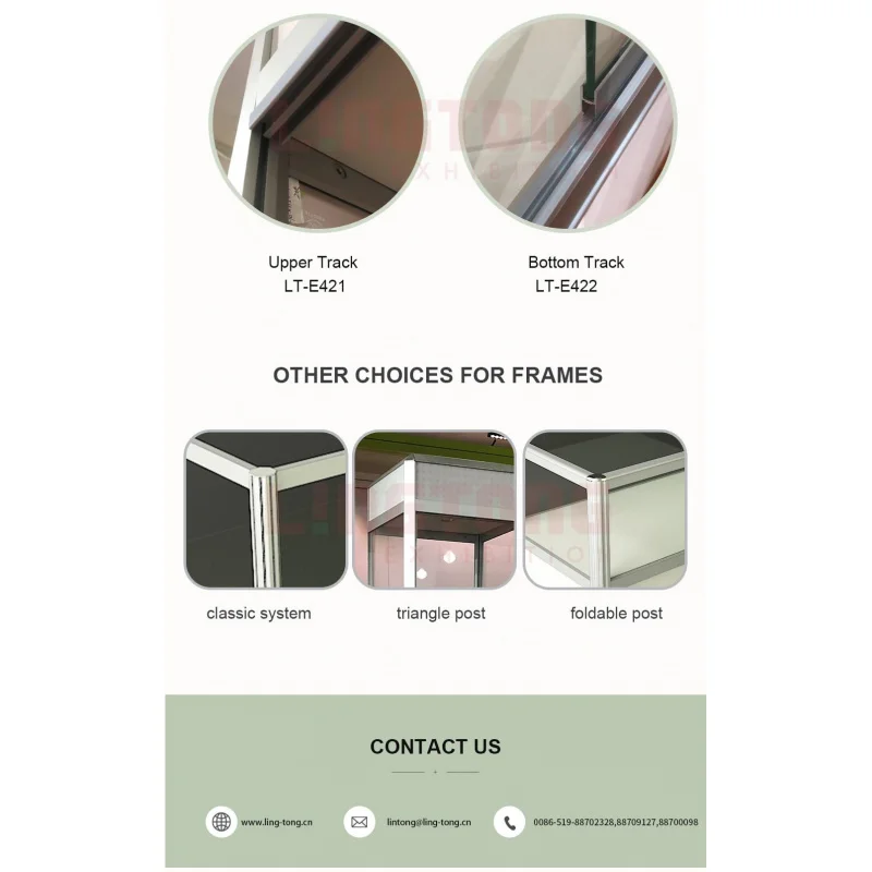 custom.LT-ZGC03 Factory Sells Glass Door Jewelry Display Cases Durable Store Custom Display Cases Upright Extrusion Showcase Loc