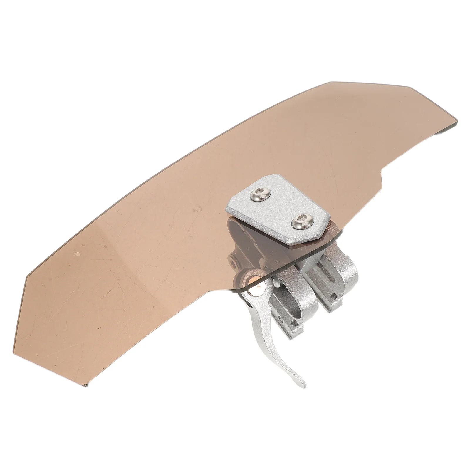 

Motorcycle Windshield Extension Brown Adjustable Airflow Deflector Universal Fitment For Dirt Bikes Scooter Riding Safety