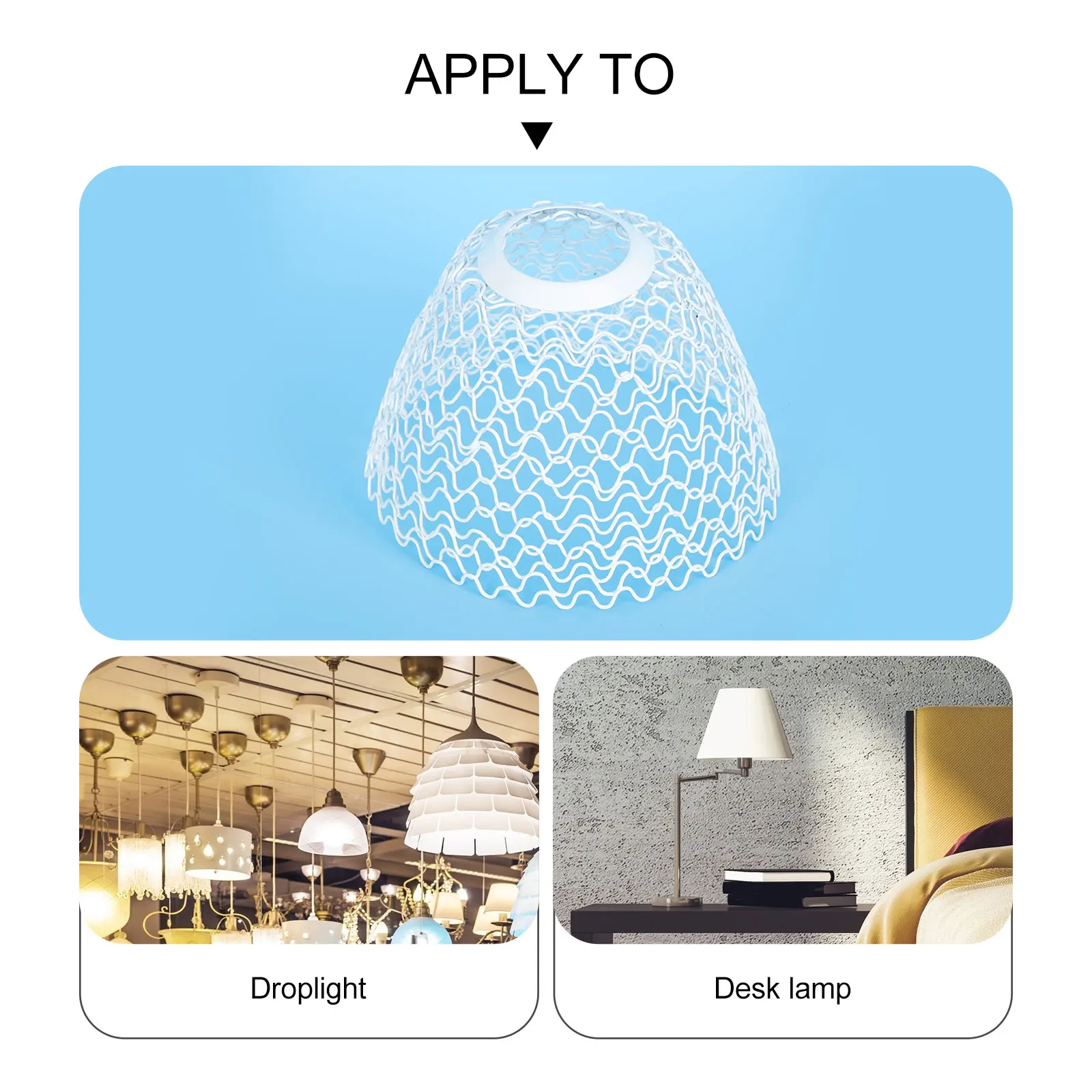 

1pc Metal Hollow Out Lampshade Decorative Light Cover For Chandelier Ceiling Lamp Soft Lighting Home Decoration Accessory