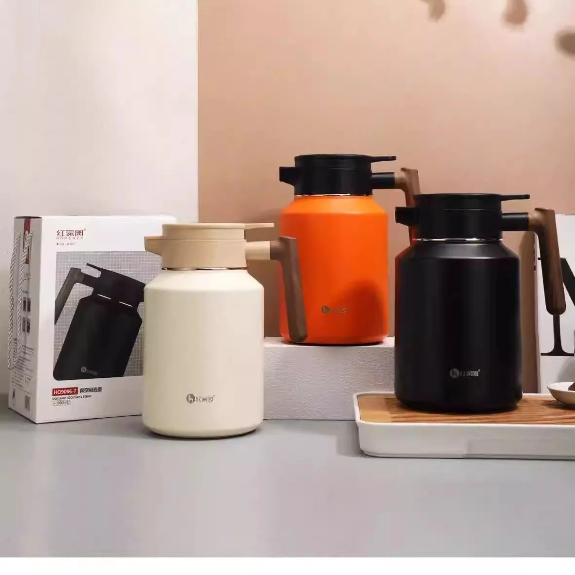 

Large Capacity 304 Stainless Steel Insulated Mug for Office And Camping Outdoor Tea Brewing Water Bottle Modern Simple Style
