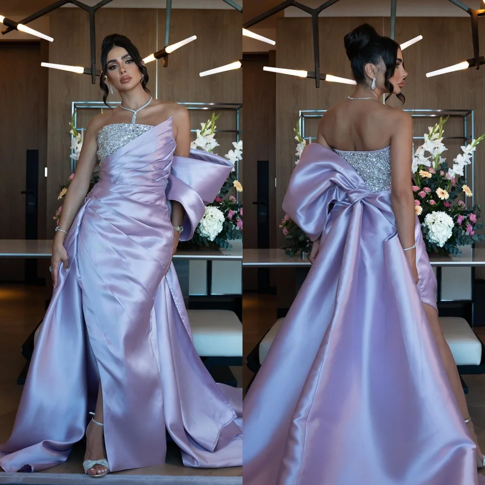 

Customized Jiayigong High Quality Evening Jersey Beading Sequined Draped Party A-line One-shoulder Bespoke Occasion Gown Long D