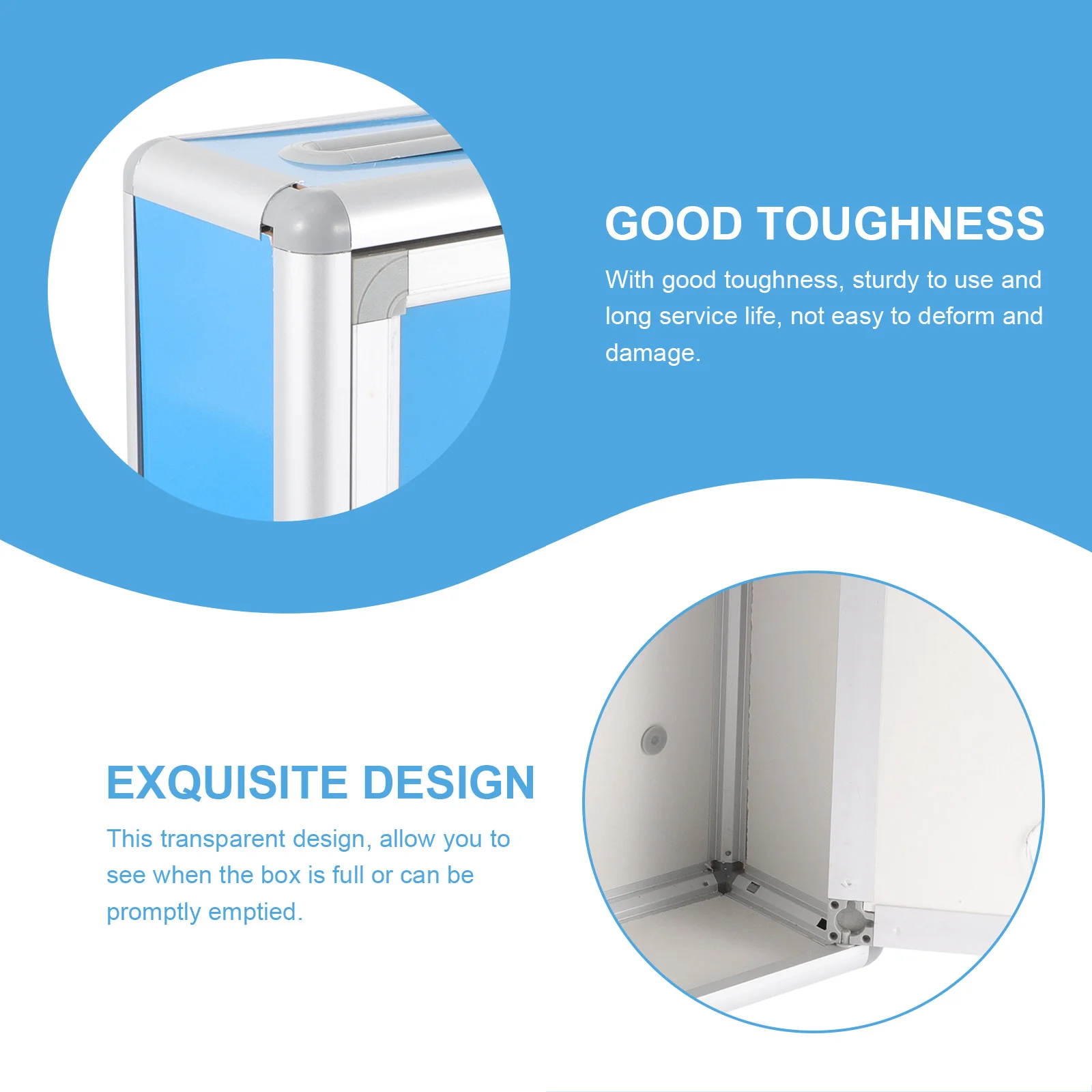 

Wall Mount Letter Box Vintage Design Sturdy Metal Mail Box for Indoor Outdoor Use Locking Suggestion Collection Container