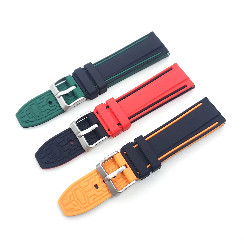 Sports Silicone Watch Strap For Ticwatch Pro 5 Rubber Band For Ticwatch Pro 3 Ultra GPS LTE/GTX/GTH 2/E3 Wristband Bracelet