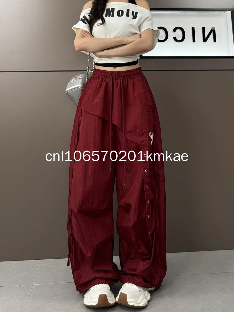 Quick Dry Jazz Dance Style Workwear Pants Women's Autumn New Hip Hop Casual Pants Hot Girl Sports Long Pants