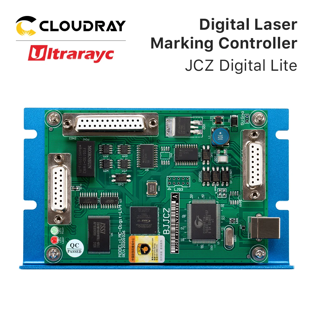 Imagem -02 - Digital Lite Ultrarayc Placa de Marcação a Laser Cartão Controlador para Co2 Yag Máquina de Marcação a Laser uv Bjjcz