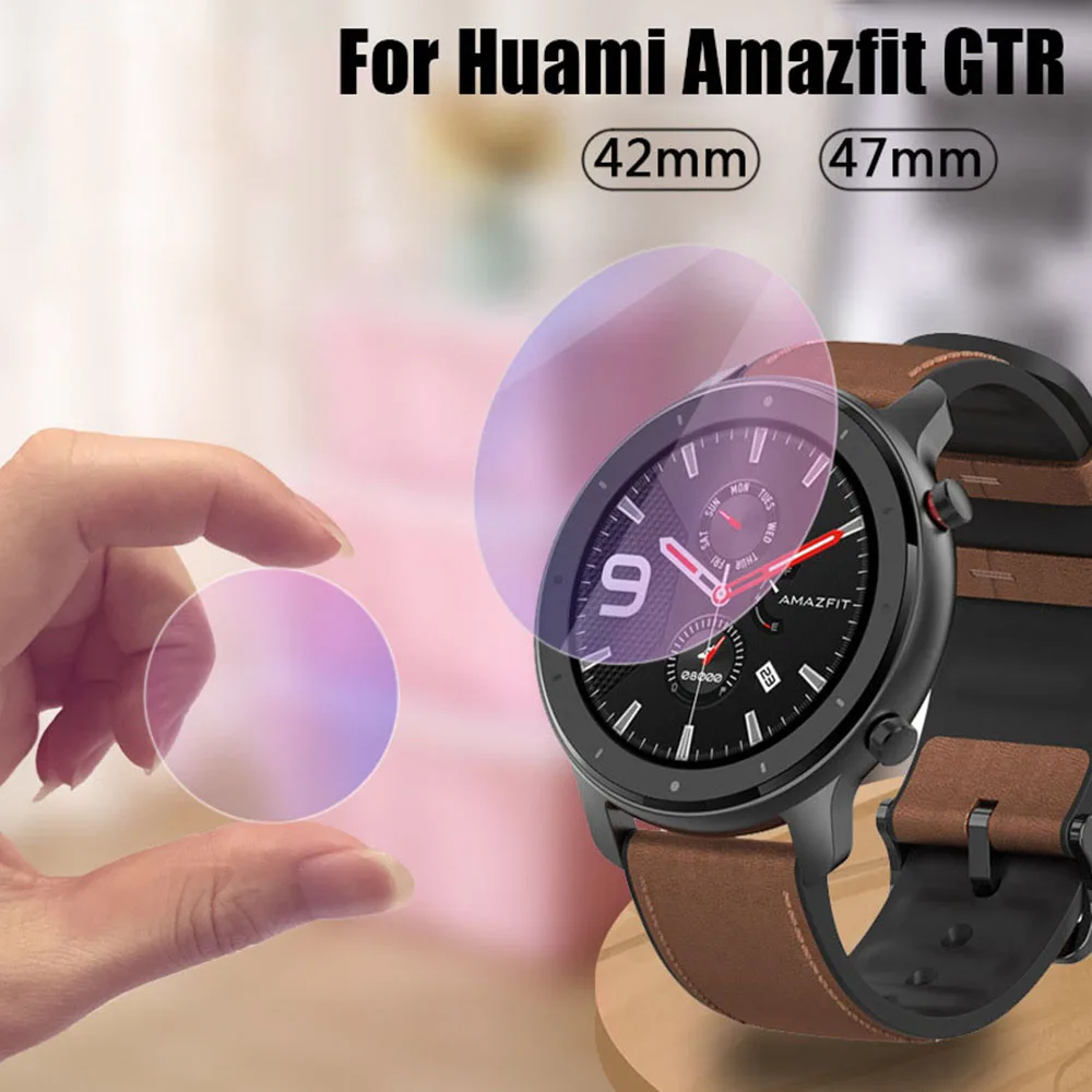 Pellicola in vetro temperato ultrasottile per smartwatch Xiaomi Amazfit GTR - Copertura completa
