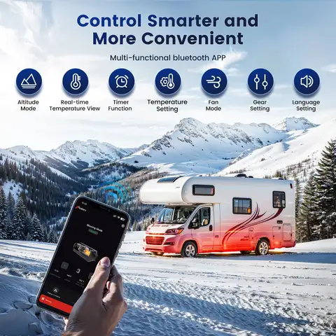 Hcalory 8KW All-in-One Parking Heater 12V Portable Diesel Heater 6L Fuel Tank 2025 Upgrade Toolbox 2 Smart Diesel Air Heater 10 best sales heater 12v - №9