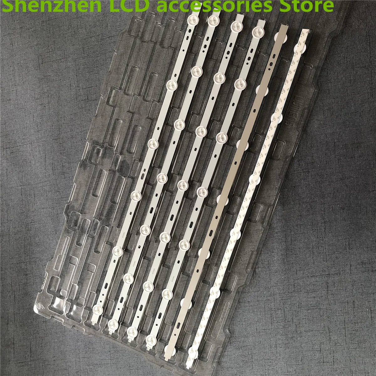 6LED/7LED 580mm LED backlight strip for 32W1333B 32L2200U SVS320AD7 SVS320AA6 LTA320AP33 LC-32LD135K 32L2200U aluminium100%NEW